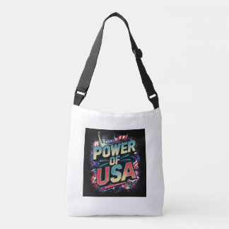 Power der USA Tote Bag - Patriotic Design Tragetaschen Mit Langen Trägern