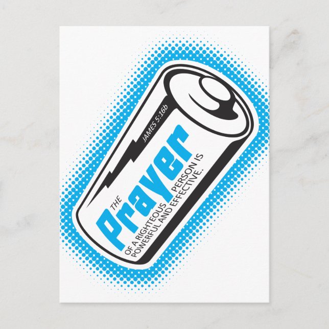 Power des Gebet Postkarte (Vorderseite)