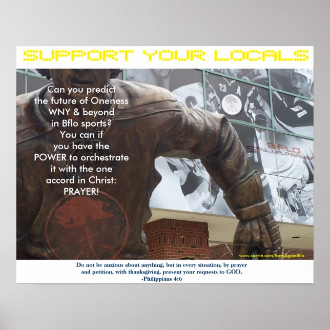 Power des Gebets von den Fans zu den Spielern, POS Poster (Vorne)