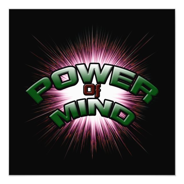 Power des Geistes Fotodruck (Vorne)