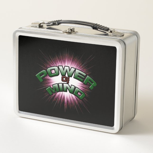 Power des Geistes Metall Brotdose (Vorderseite)