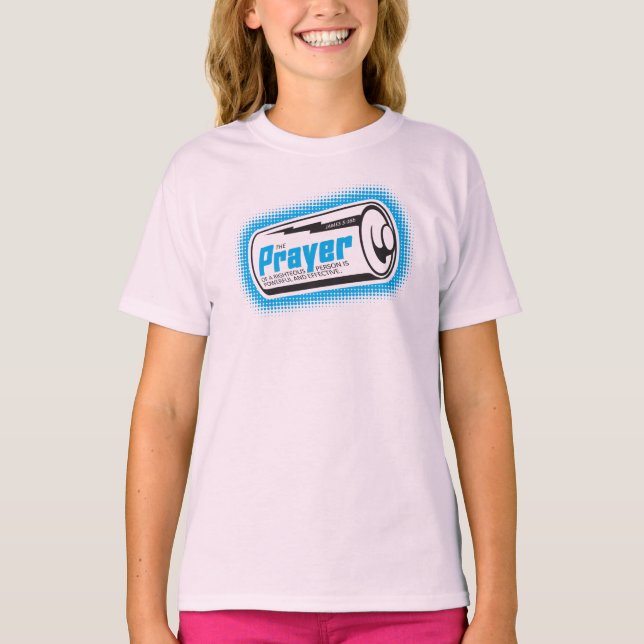 Power des T - Shirt des Gebet (Vorderseite)
