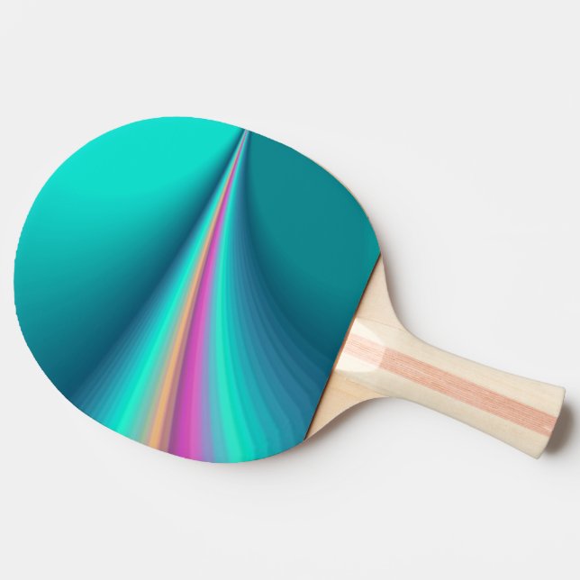 Power des Türkises Tischtennis Schläger (Rückseite Seitenansicht)