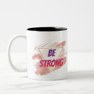 Power-Dreieck-Tasse Zweifarbige Tasse