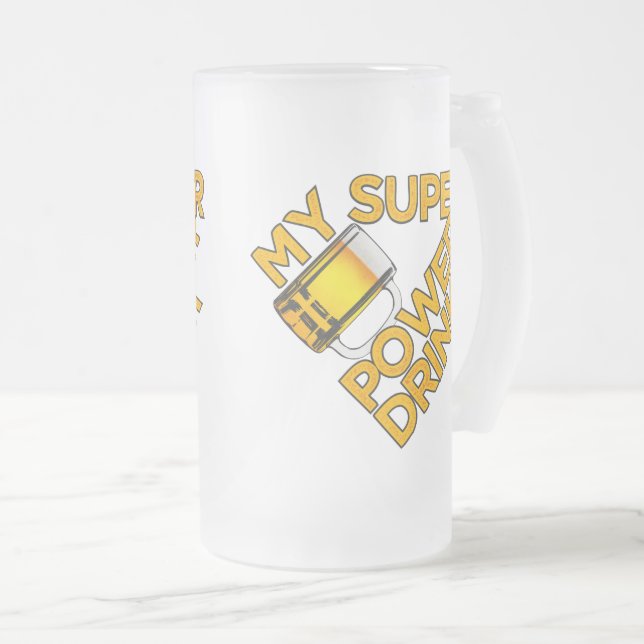 Power Drink Tasse - wählen Sie Stil & Farbe (VorderseiteRechts)