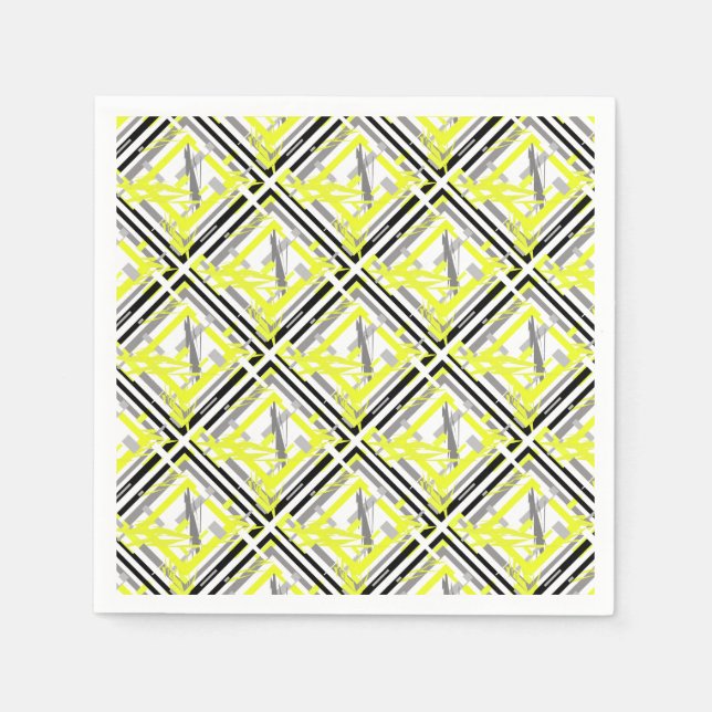 Power Energie Abstrakte Kunst Serviette (Vorderseite)