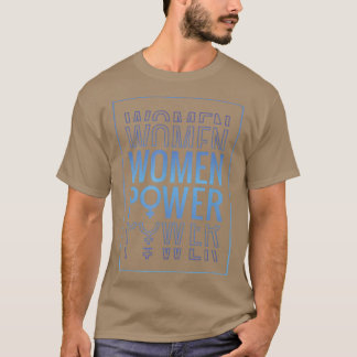 Power Frauen Feminismus Sensibilisierung Retro Vin T-Shirt