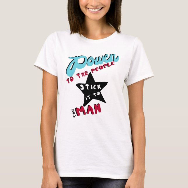 Power für die Menschen T-Shirt (Vorderseite)