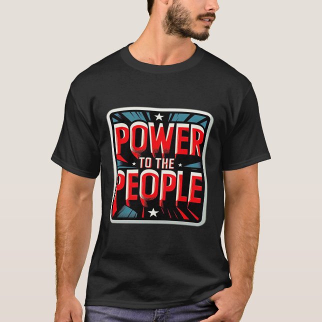 POWER FÜR DIE MENSCHEN T-Shirt (Vorderseite)