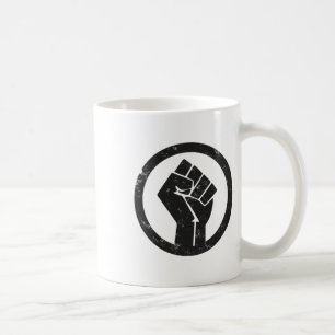 Power für einfache Black Life-Materialproteste Kaffeetasse