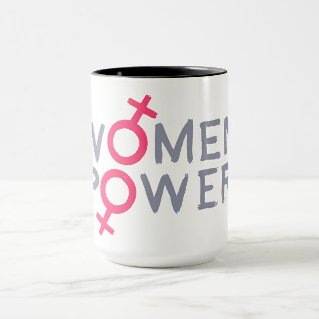 Power für Frauen Tasse (Zentrum)
