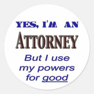 Power für gute Sprichwort Runder Aufkleber