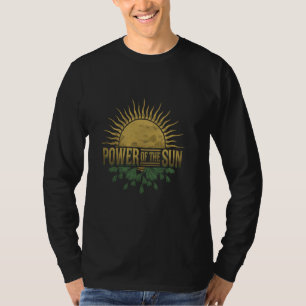 Power für Solarenergie und erneuerbare Energien im T-Shirt