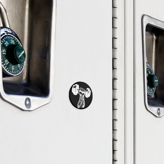 Power Grip Magnet Dumbell Veins Gym Mini Art (In Situ (Schrank))