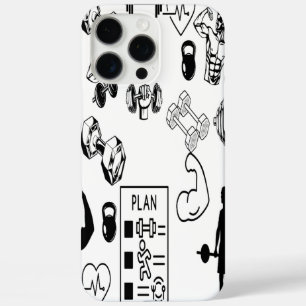 Power Grip Phone Case Veiny Dumbell Design
