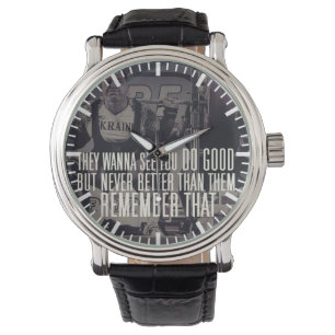 "Power Hebe" Squat Motivierend Armbanduhr