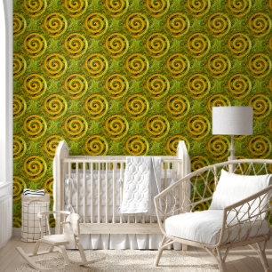 Power heilen Spiralgold 1 Tapete