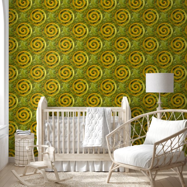 Power heilen Spiralgold 1 Tapete (Kinder)