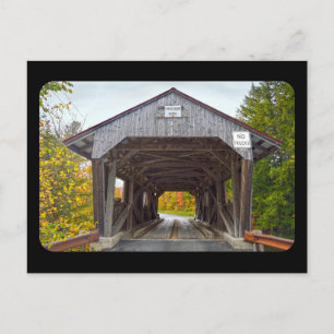 Power House Covered Bridge, Vermont Postkarte