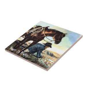 Power im Gebet Fliese