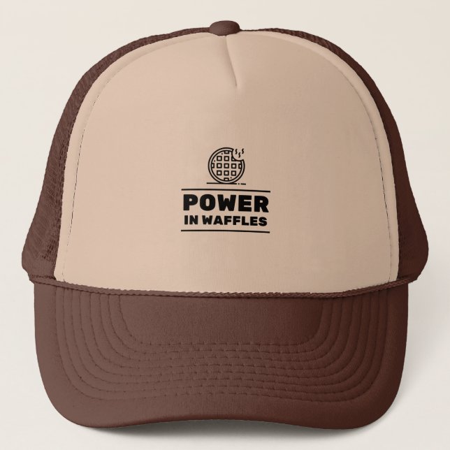 Power in waffles truckerkappe (Vorderseite)