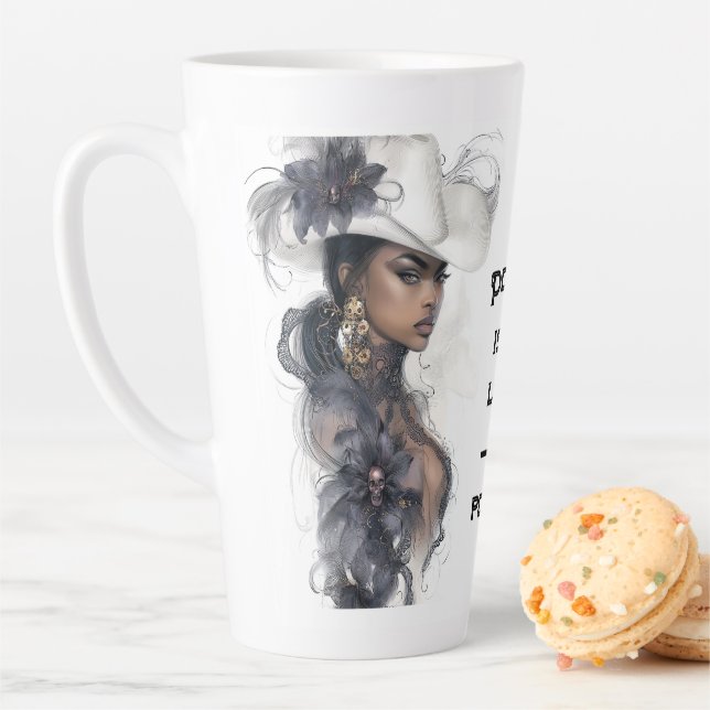 Power ist nicht laut, sondern posiert milchtasse (Beispiel)