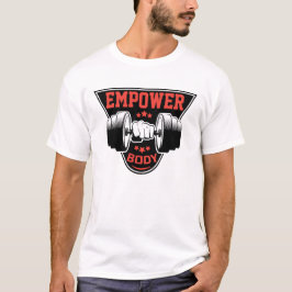 POWER KÖRPER, GYM-FITNESS FUNKTIONIERT AUSÜBEN FUN T-Shirt