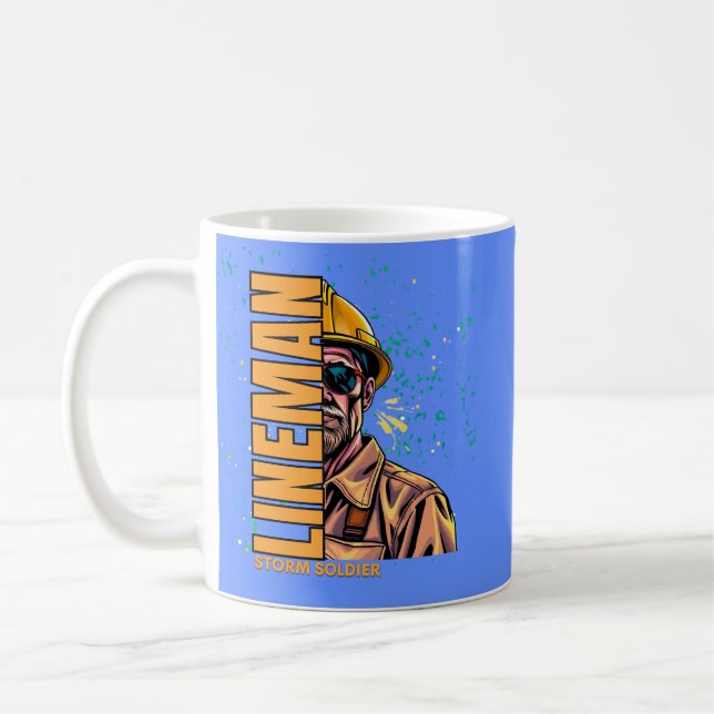 Power Lineman Kaffeetasse (Links)