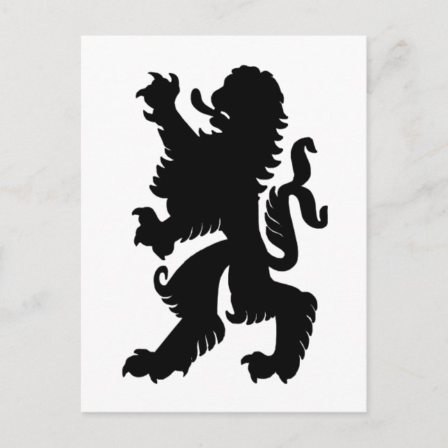 Power Lion Postcard Postkarte (Vorderseite)
