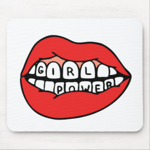 Power-Lippen Mousepad