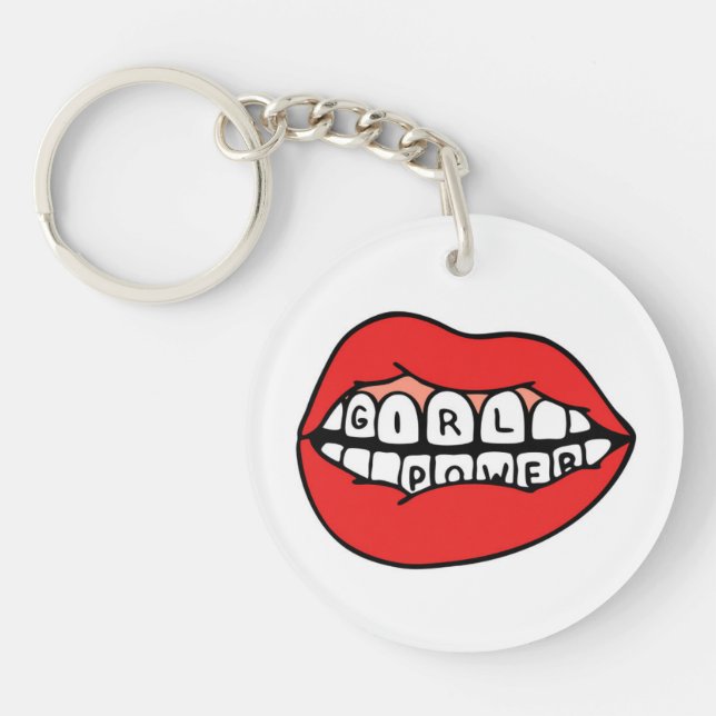 Power-Lippen Schlüsselanhänger (Vorderseite)