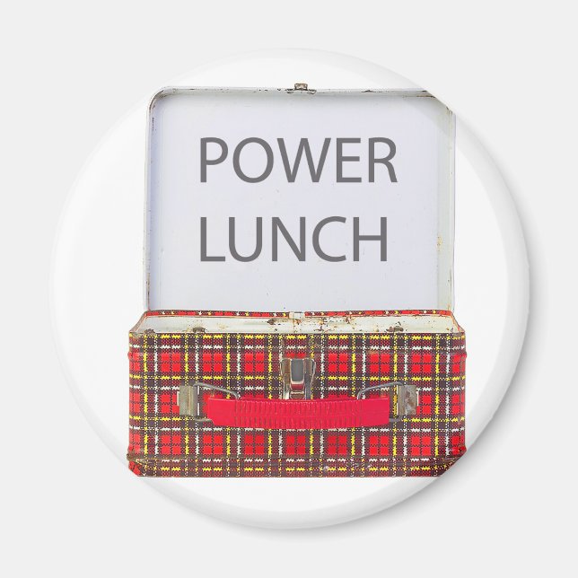 POWER LUNCH ...BOX DESIGN MAGNET (Vorne)