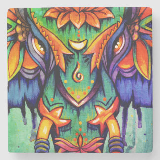 POWER Mandala-Fliese Steinuntersetzer