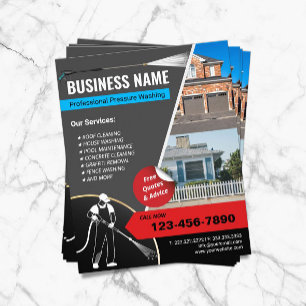 Power mit Reinigungsdienst für Druckwaschanlagen Flyer
