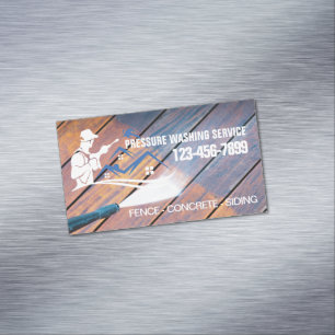Power mit Reinigungszaun waschen Spüldruck Magnetische Visitenkarte