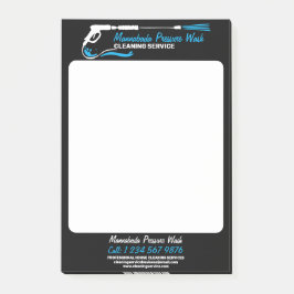 Power mit schwarzem Druck waschen pro Sauberkeit Post-it Klebezettel