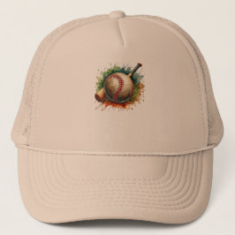 Power nach oben mit diesem fetten Baseball-T-Shirt Truckerkappe