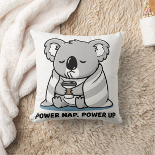 Power Nap Power Up Süßer Koala Kissen