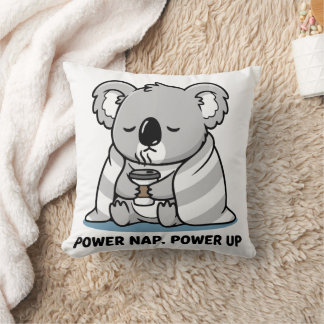 Power Nap Power Up Süßer Koala Kissen