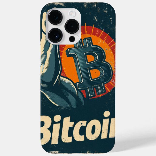 Power of Bitcoin Blockchain crypto design Case-Mate iPhone Hülle (Rückseite)
