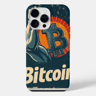 Power of Bitcoin Blockchain crypto design iPhone 14 Pro Max Hülle