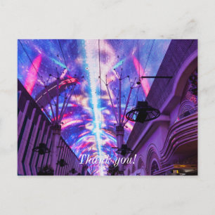 Power Of Fremont Street Postkarte