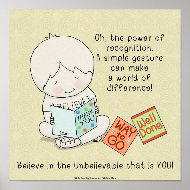 Power of Recognition Poster (Vorne)