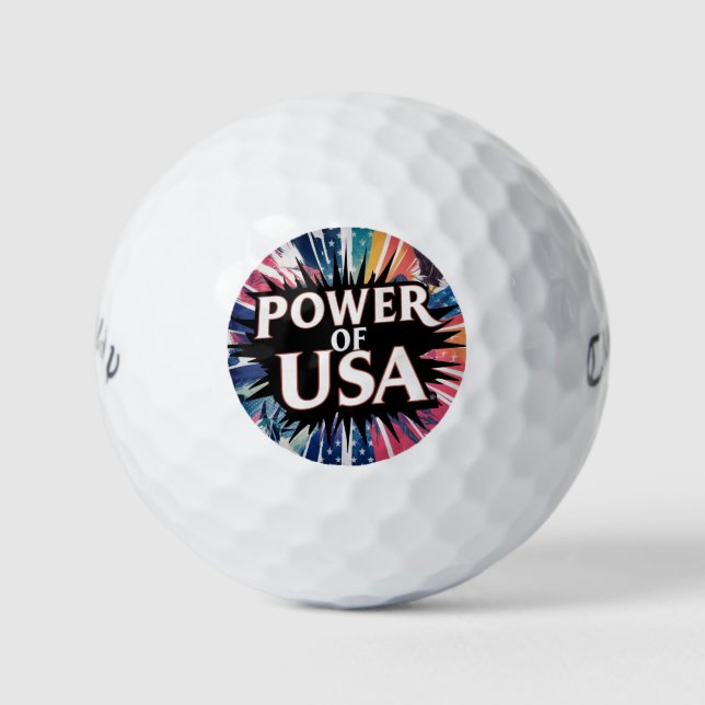 Power of USA Golf Ball - Patriotic (Vorderseite)