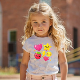 Power Pals™ Icon Mix Kinder-T-Shirt – Süße Sterne, Kleinkind T-shirt