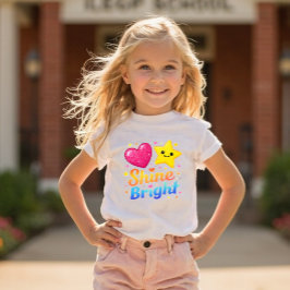Power Pals™ Shine Bright Kinder-T-Shirt – süßes St Kleinkind T-shirt