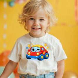 Power Pals™ Zoomy Car Toddler T-Shirt – Süßes Renn