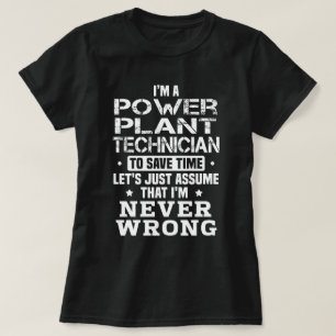 Power Pflanze Techniker T-Shirt