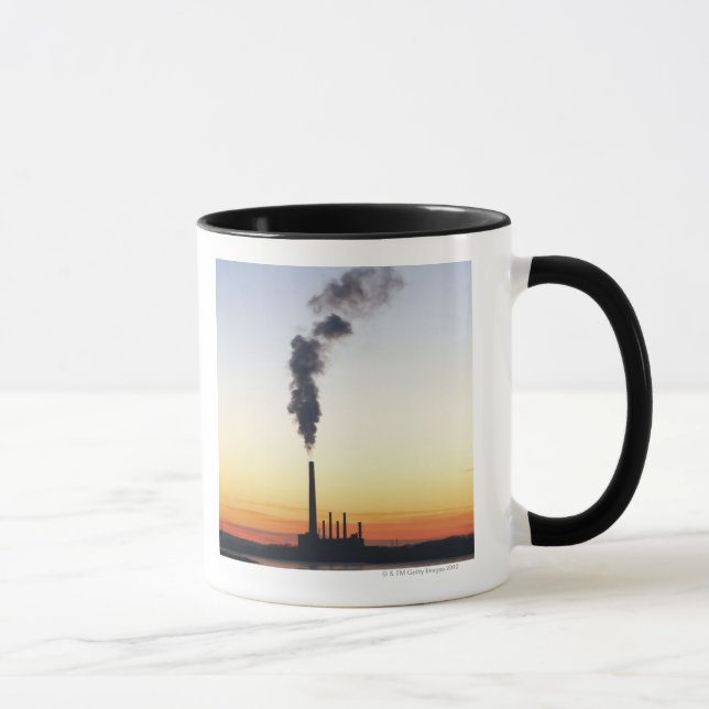 Power-Pflanzen-Rauch-Stapel Tasse (Rechts)