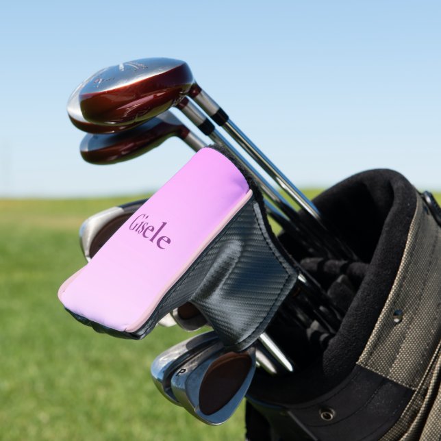 Power Pink Gradient Golf Head Cover Golf Headcover (In Situ)
